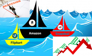 Amazon, Ecommerce, Flipkart, E-Commerce Marketplace, AM Naik, Jobs In India, Slowdown Blues, Economic Slowdown, Slowdown In The Economy, Consumption-Driven Economy, Economic Development, Industrial Growth, Economy, Growth, Slowdown, Business, Retail, Inventory, Consumer Sentiment, Consumer Behaviour, Spending, FMCG, White Goods, Festive Season, Market, India 